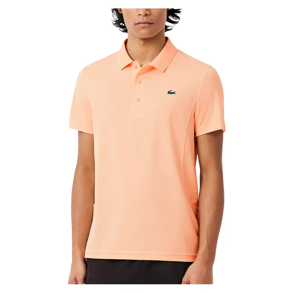 Men's Roland Garros Novak Djokovic Fan Tennis Polo Angie,Apparel,Lacoste,,,Tennis Express,DH9949-BIG-3