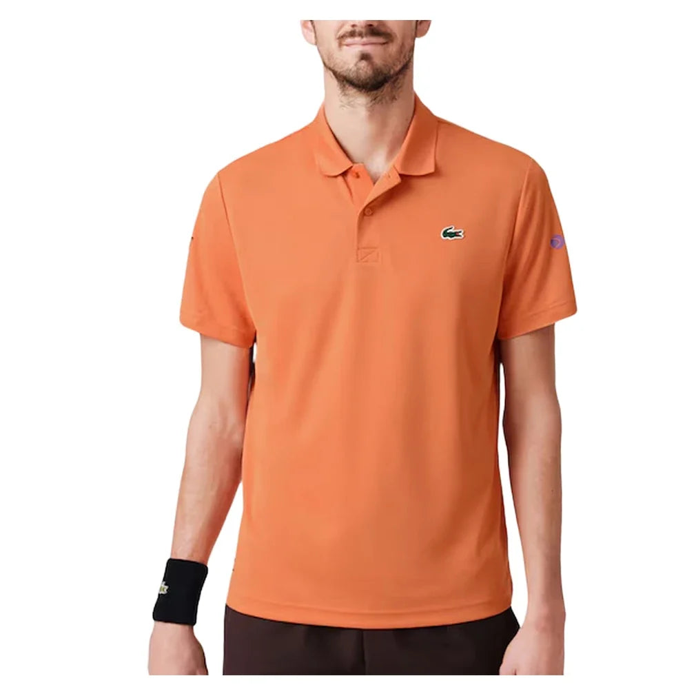 Men's Daniil Medvedev Tennis Polo Blossom-Apparel-Lacoste-DH9985-IY0-Tennis Express