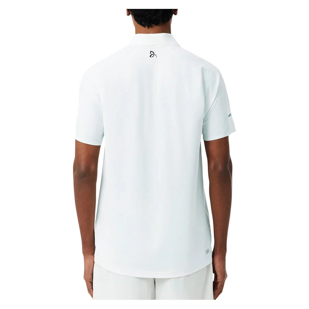 Men's Novak Djokovic On-Court Tennis Polo White-Apparel-Lacoste-DH9986-001-1-Tennis Express
