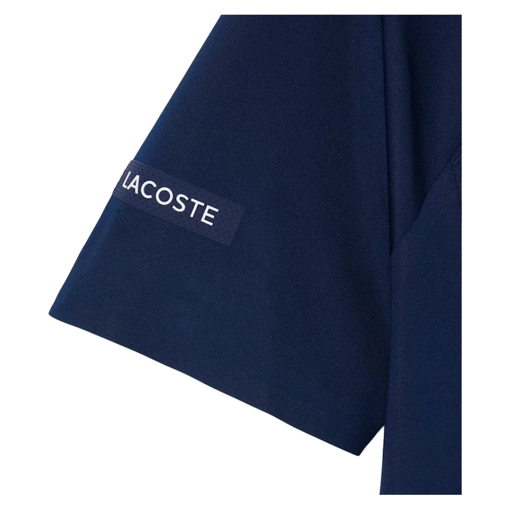 Men's Novak Djokovic On-Court Tennis Polo Navy-Apparel-Lacoste-DH9986-16-4-Tennis Express