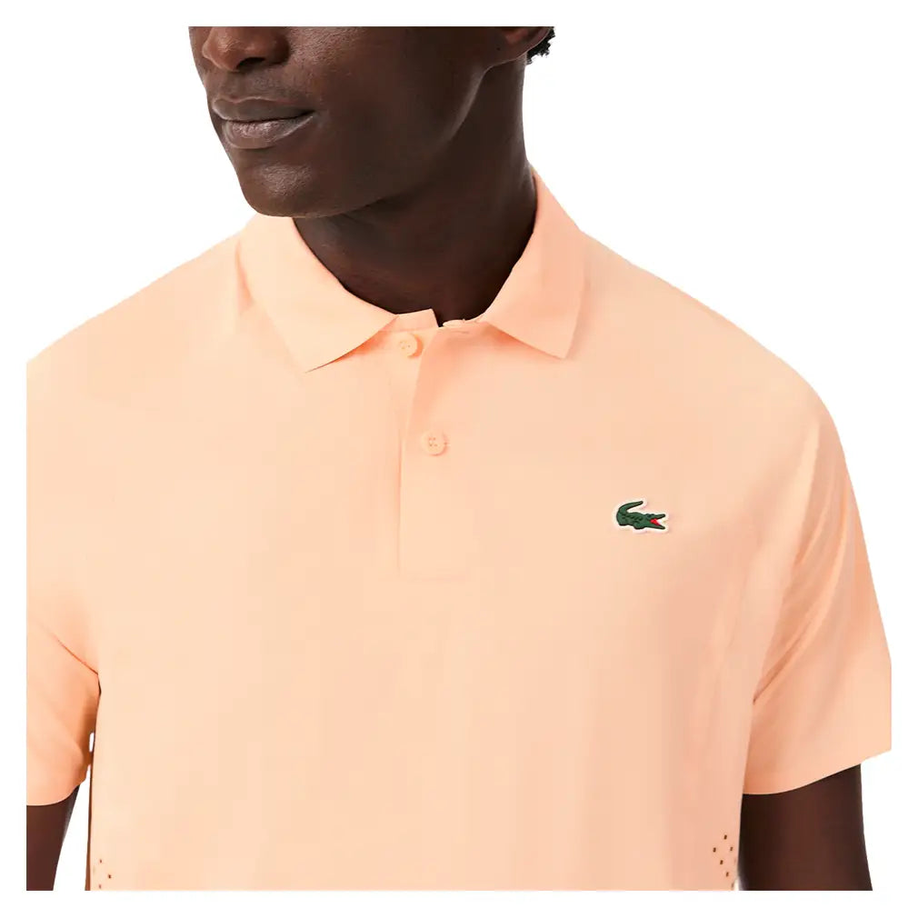 Men's Roland Garros Novak Djokovic On-Court Tennis Polo Angie,Apparel,Lacoste,,,Tennis Express,DH9986-BIG-6