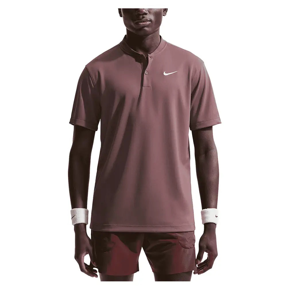 Men's Court Dri-FIT Blade Solid Tennis Polo-Apparel-Nike-DJ4167-U26-502-3-Tennis Express
