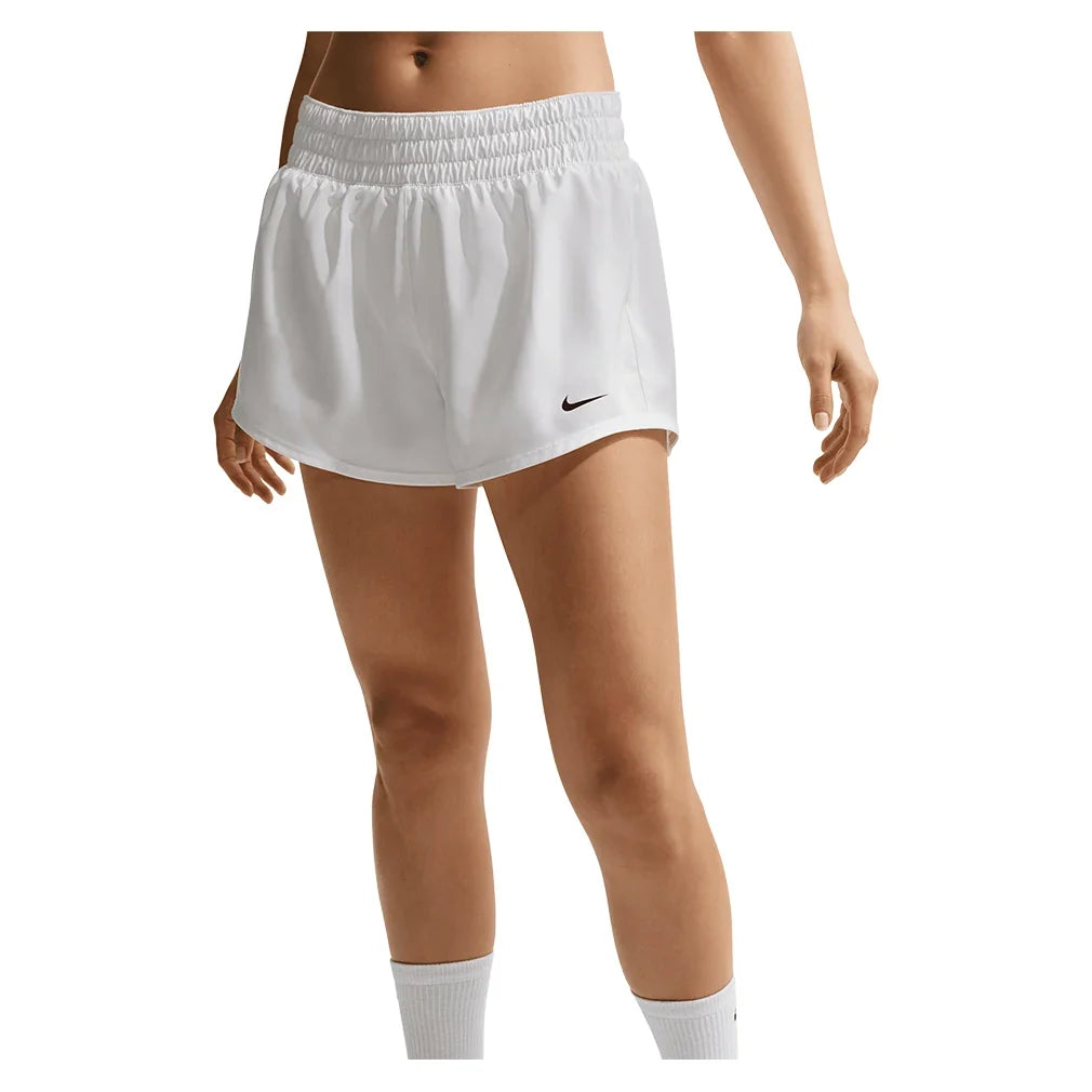 Women's One Dri-FIT Mid-Rise 3 Inch Shorts-Apparel-Nike-DX6010-101_3-Tennis Express