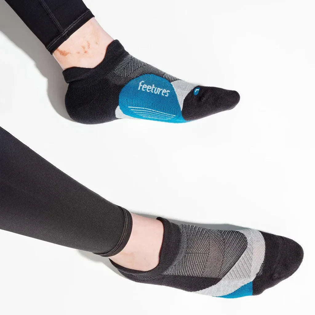 Elite Light Cushion No Show Tab Socks-Socks-Feetures-E50-B25-1-Tennis Express