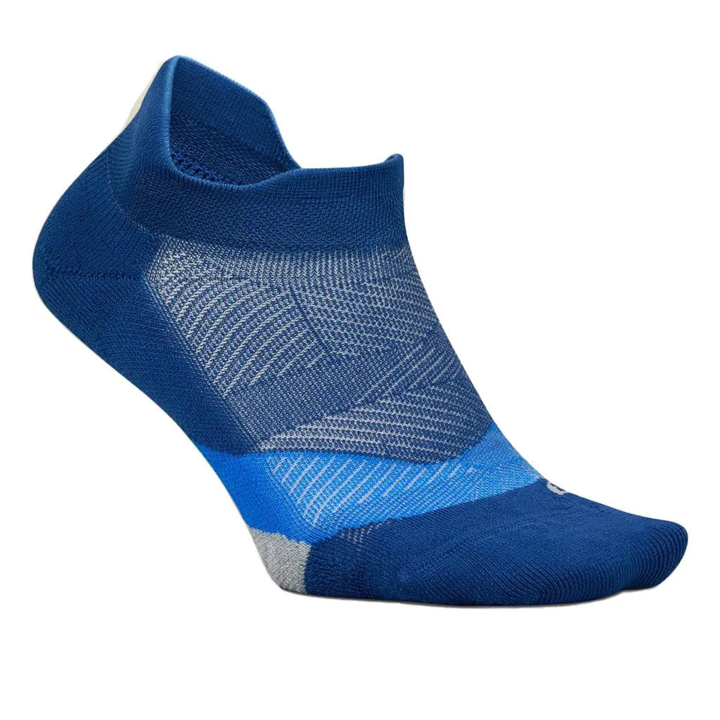 Elite Light Cushion No Show Tab Socks-Socks-Feetures-E50-B25-Navymist-Tennis Express