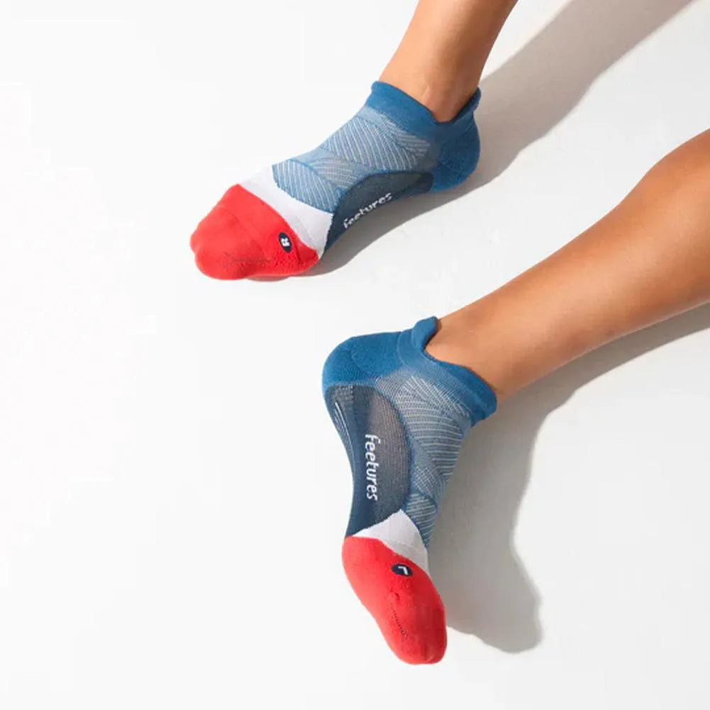 Elite Light Cushion No Show Tab Socks-Socks-Feetures-E50-SS24-3-Tennis Express