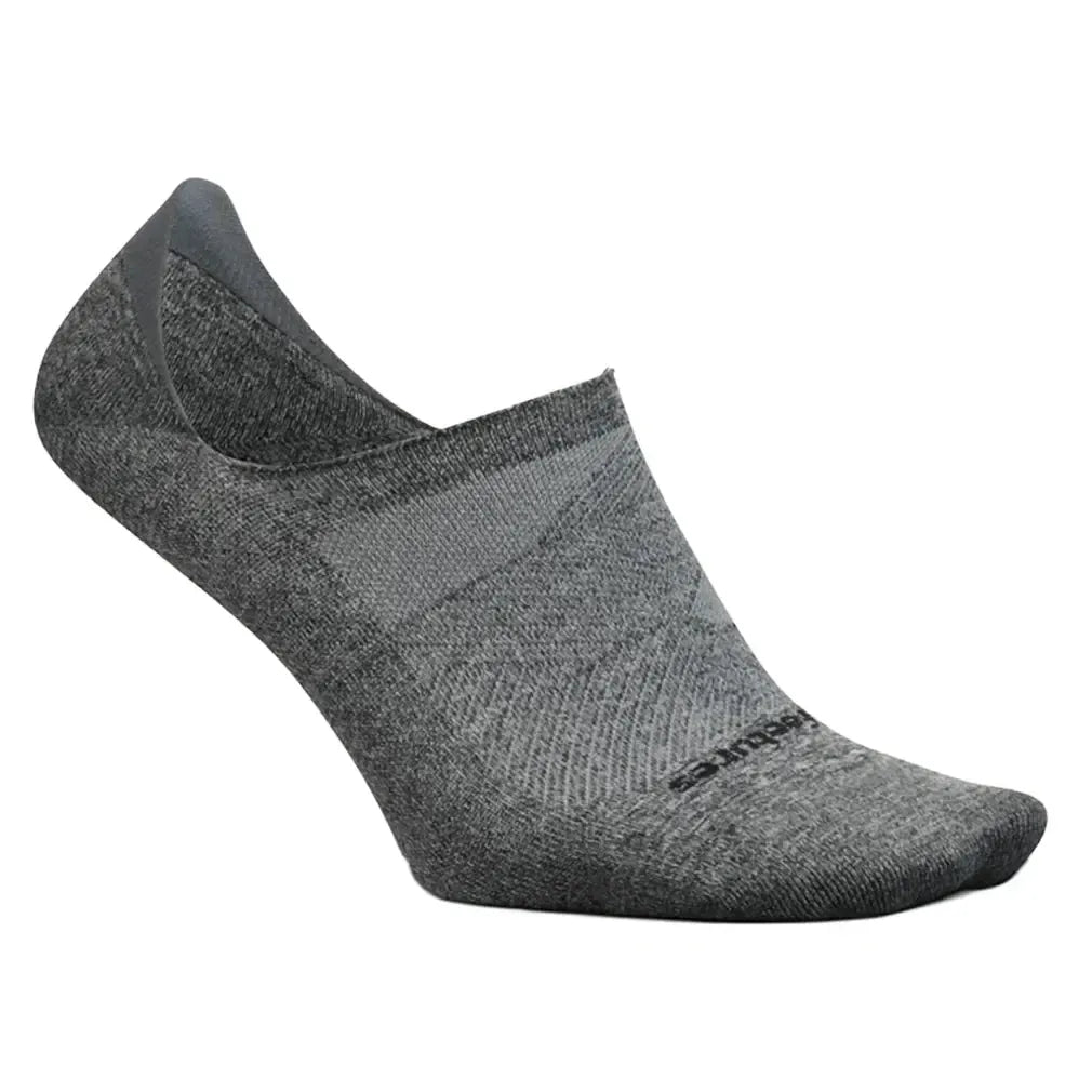Elite Ultra Light Invisible Socks-Socks-Feetures-E75-B-Gray-Tennis Express