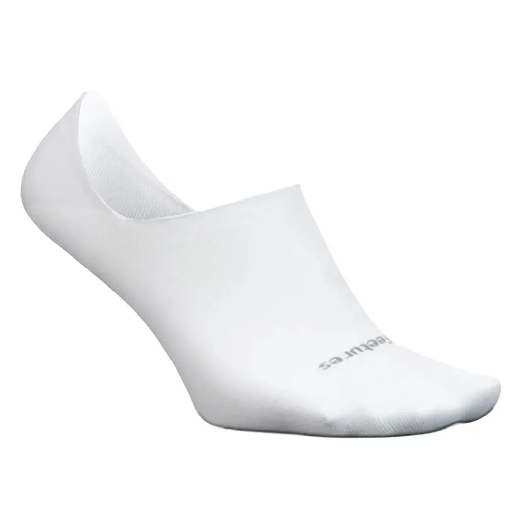 Elite Ultra Light Invisible Socks-Socks-Feetures-E75-B-White-Tennis Express