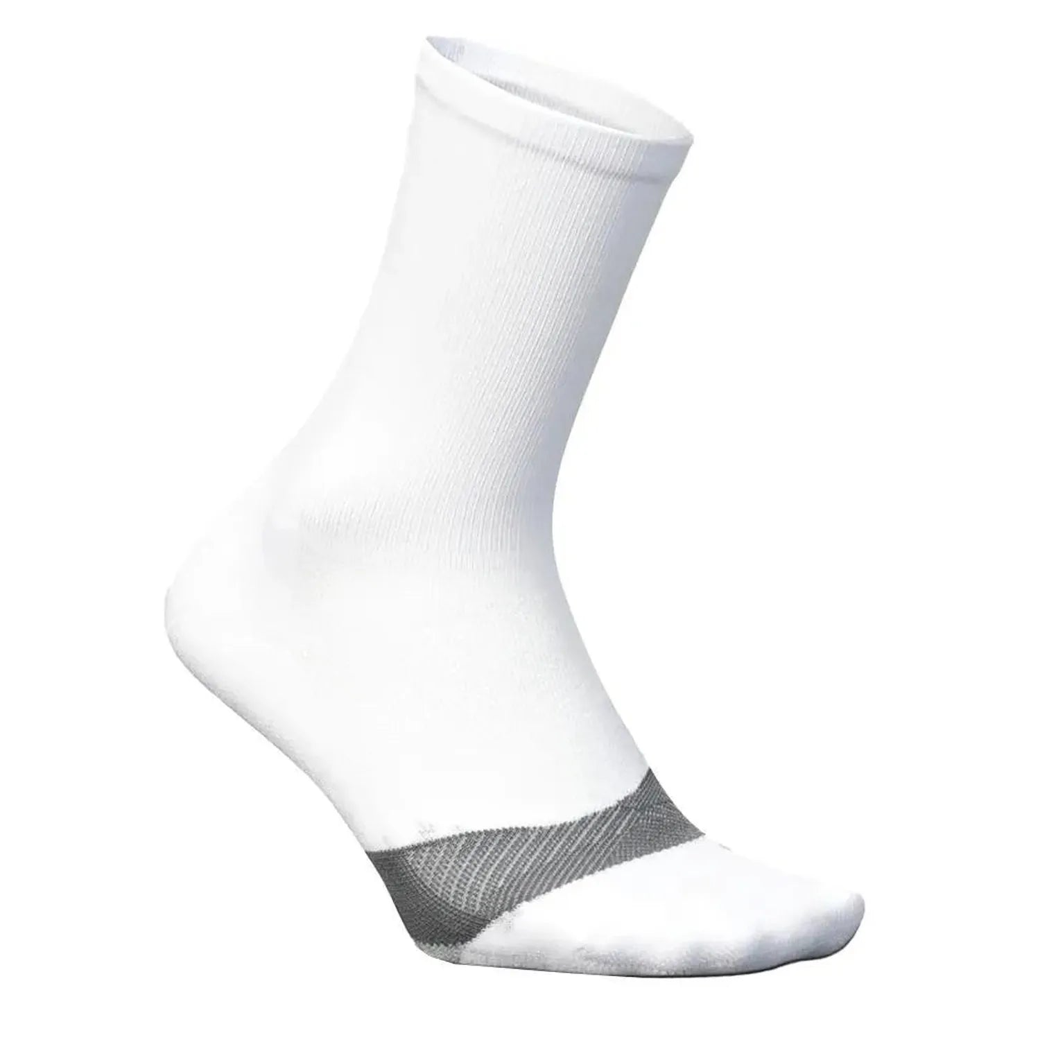 Elite Light Cushion Mini Crew Tennis Socks White-Socks-Feetures-E90-33158U24-Tennis Express