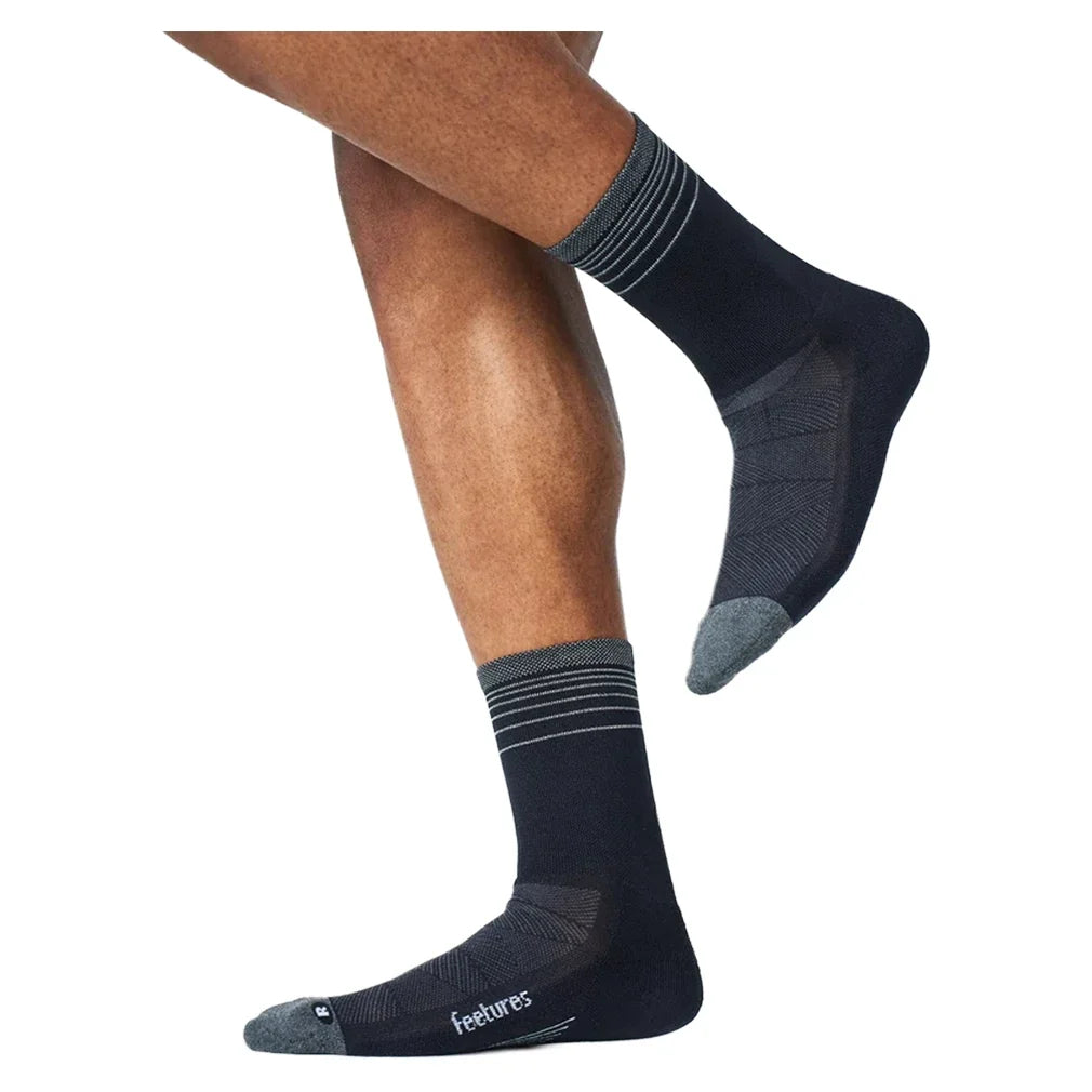 Elite Light Cushion Reflective Mini Crew Socks,Socks,Feetures,,,Tennis Express,E90-F26-938-3