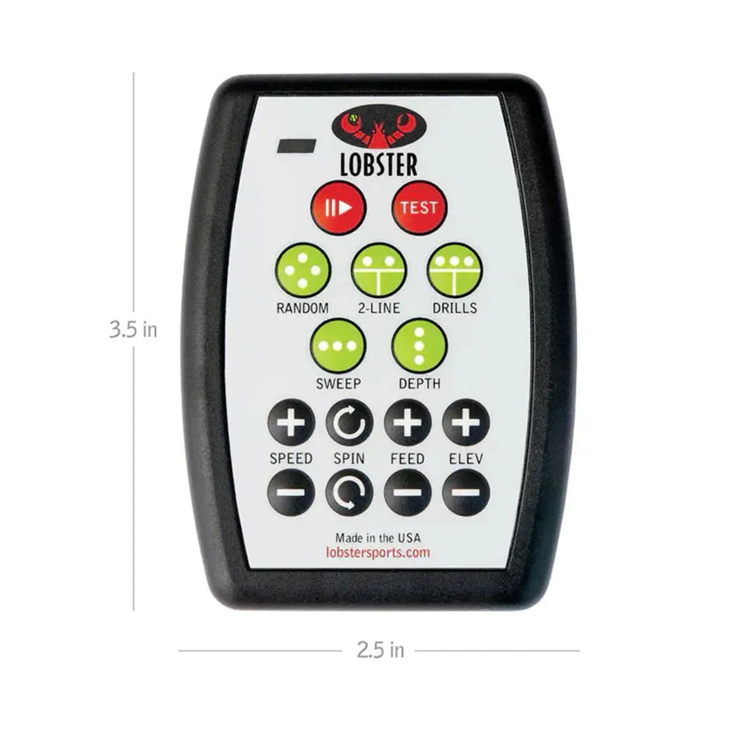 Phenom Two with 20-Function Remote Control Ball Machine-Court Equipment-Lobster-EC02-11-Tennis Express