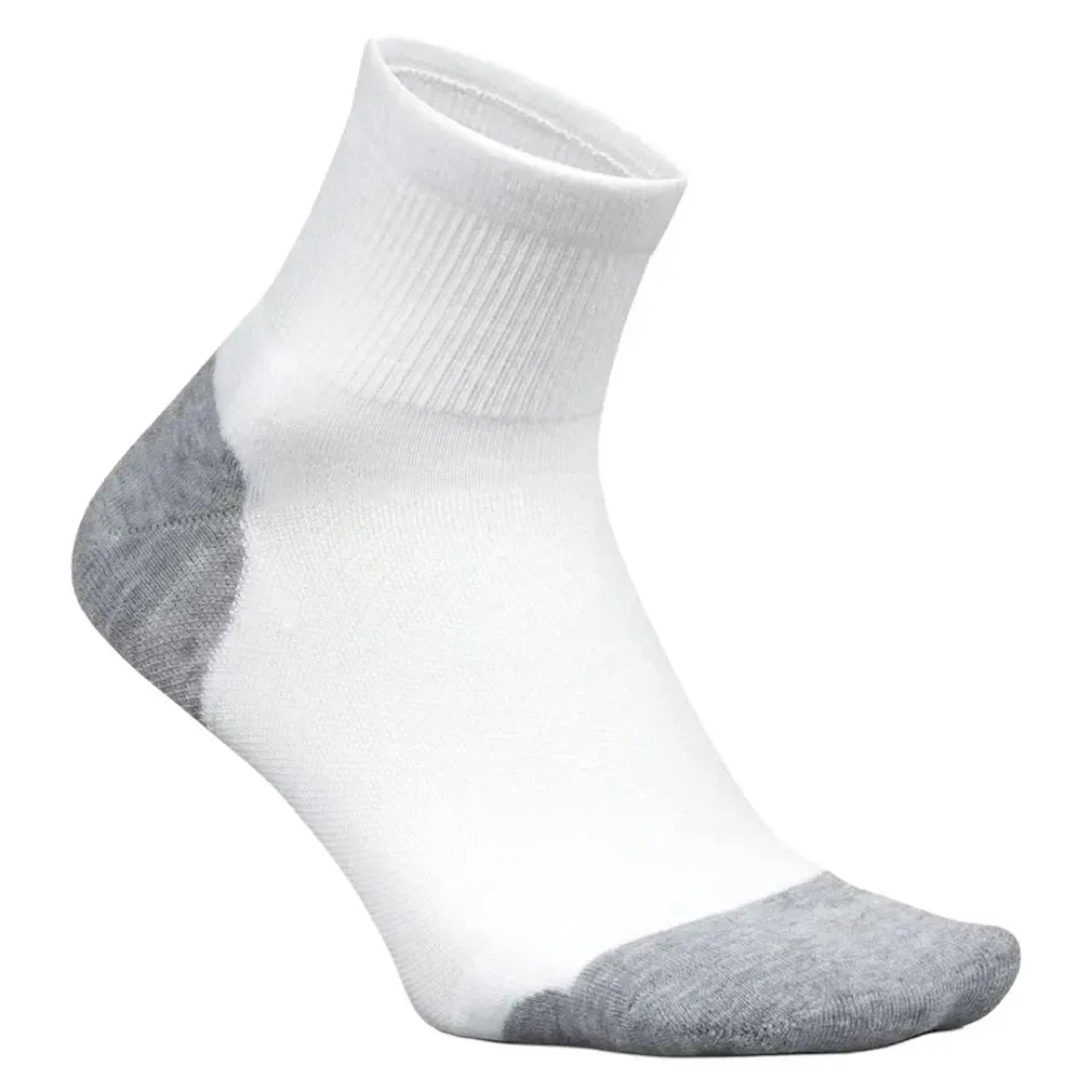 Elite Max Cushion Quarter Socks White-Socks-Feetures-EC20-WHITE-Tennis Express