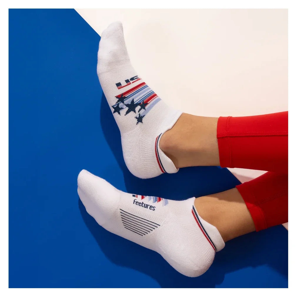 Elite Max Cushion No Show Tab Socks USA-Socks-Feetures-EC50-S26-USA-1-Tennis Express