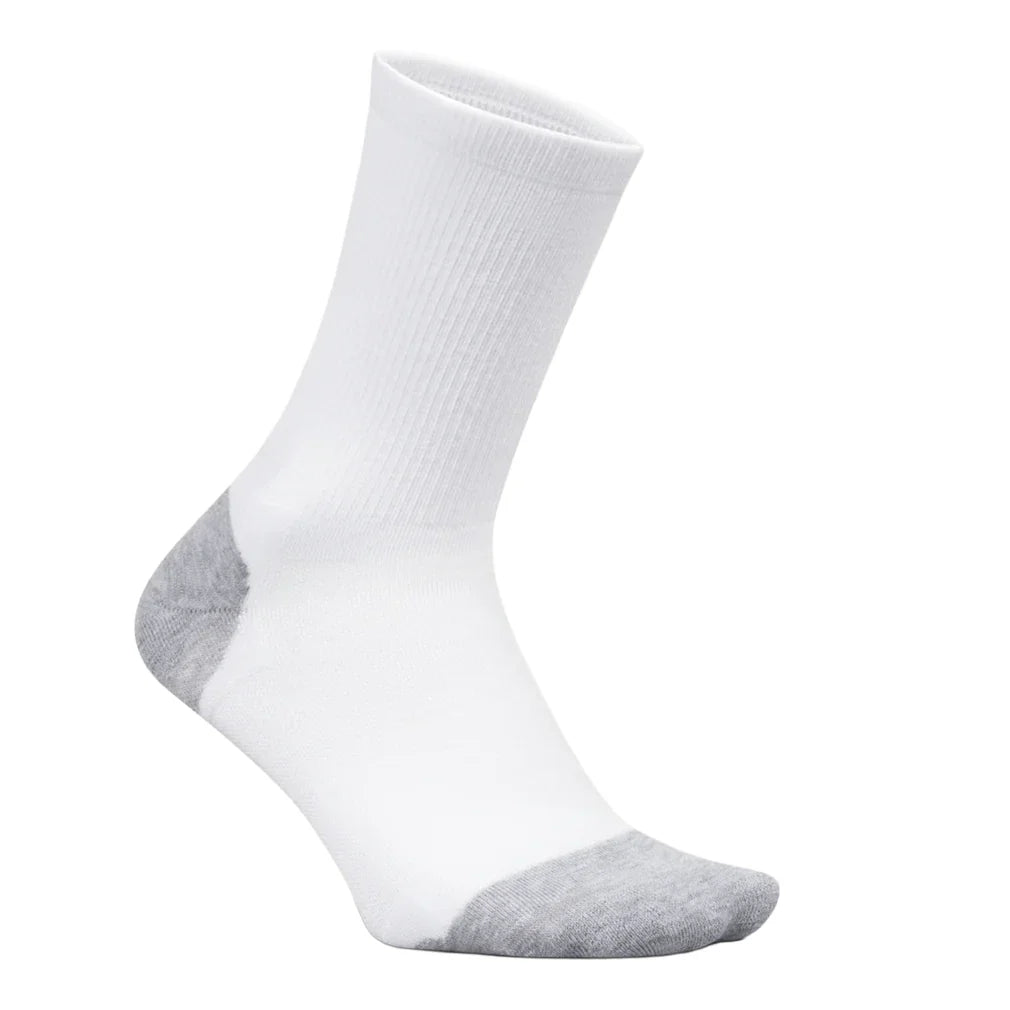 Elite Max Cushion Mini Crew Socks-Socks-Feetures-EC90-S26-white-Tennis Express