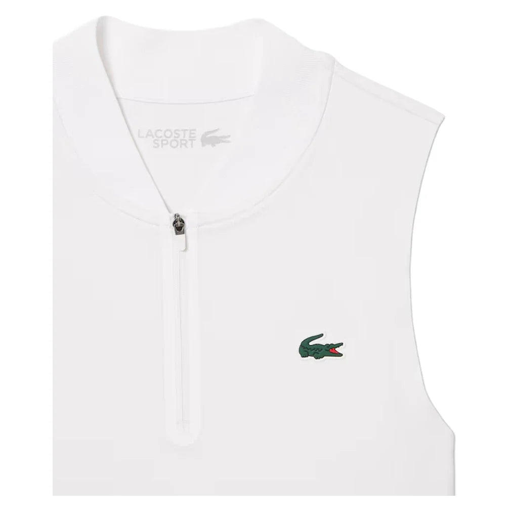Women's Players Tennis Dress White-Apparel-Lacoste-EF0151-001-1-Tennis Express