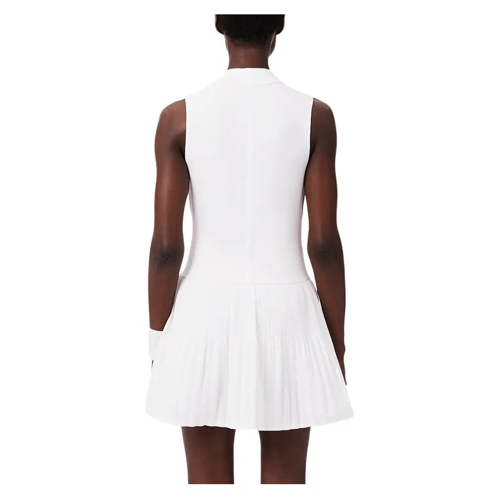 Women's Players Tennis Dress White,Apparel,Lacoste,,,Tennis Express,EF0151-001-4