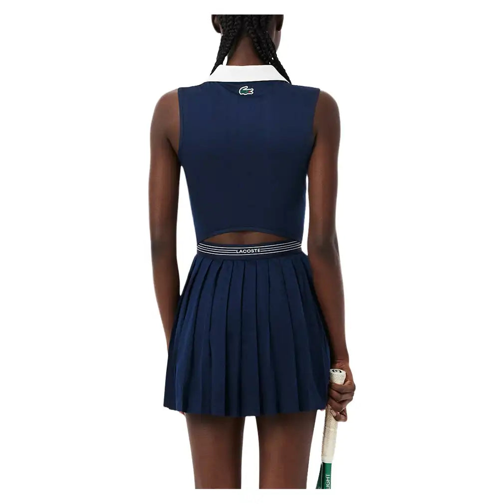 Women's Heritage Technical Tennis Dress,Apparel,Lacoste,,,Tennis Express,EF0230-n-4