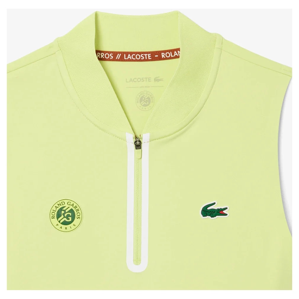 Women's Roland Garros Tennis Dress Sencha,Apparel,Lacoste,,,Tennis Express,EF5823-BIC-4