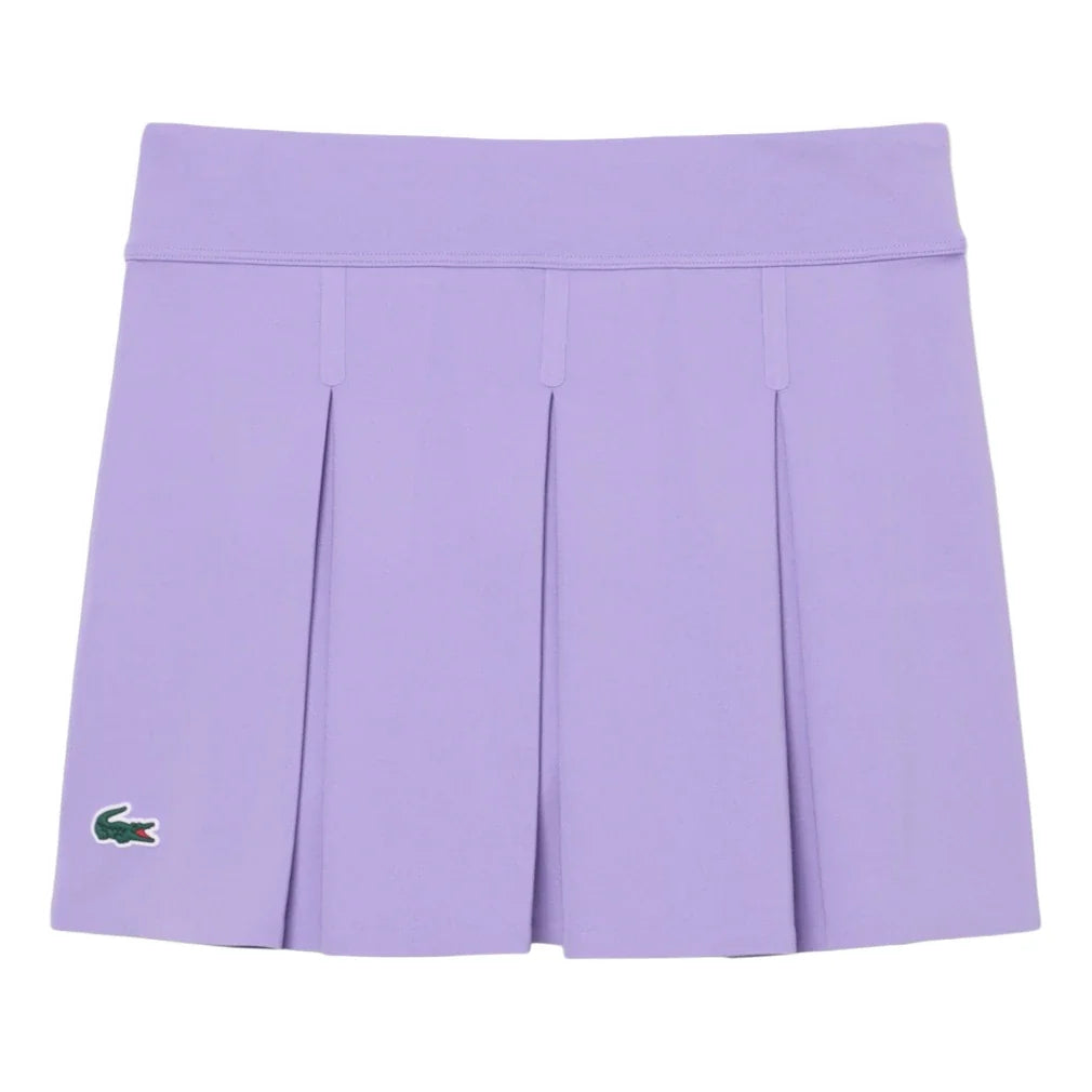 Women's Players Tennis Skort Neva Purple,Apparel,Lacoste,Neva Purple,2(EUR34),Tennis Express,EF6876-GFUF26-4