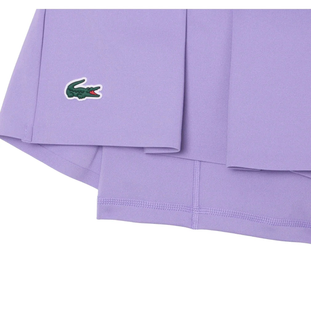 Women's Players Tennis Skort Neva Purple,Apparel,Lacoste,,,Tennis Express,EF6876-GFUF26-5