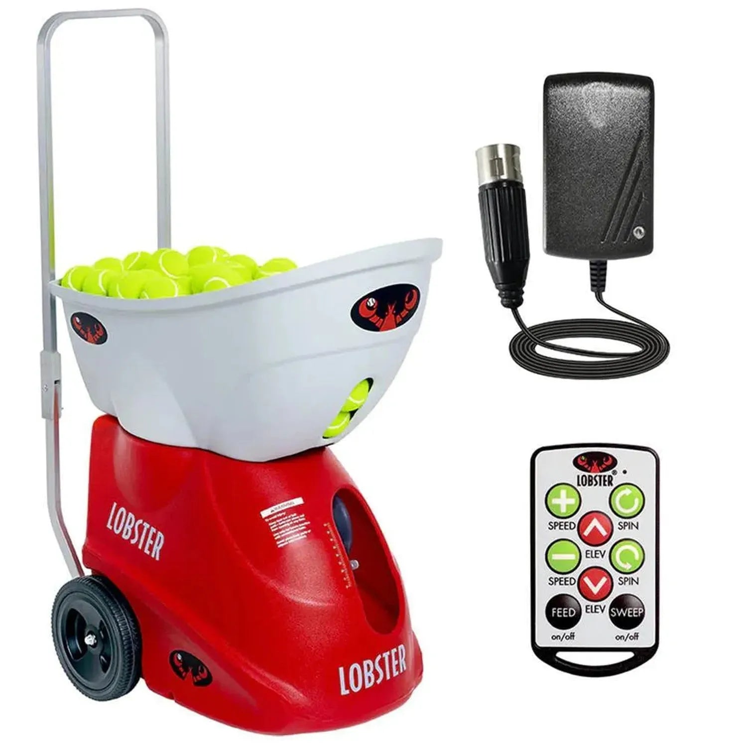 Elite Two with 10-Function Remote Control Ball Machine-Court Equipment-Lobster-EL02-X-Tennis Express