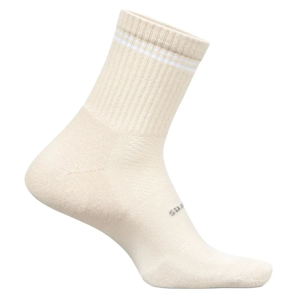 High Performance Max Cushion Quarter Tall Socks,Socks,Feetures,2908 Almond Stripe,S,Tennis Express,FA40-F26-2908-1