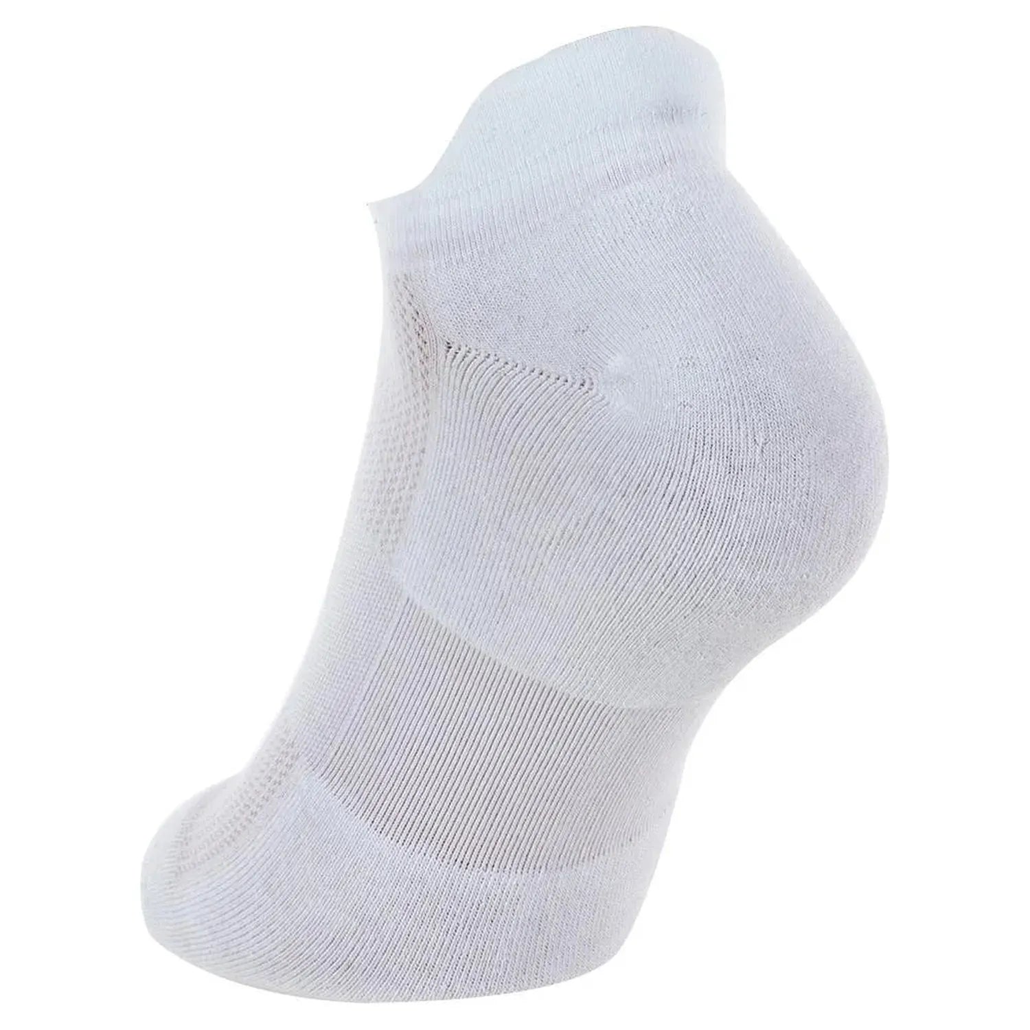 Hi Performance Cushion No Show Tab Socks White-Socks-Feetures-FA5000-Back-Tennis Express
