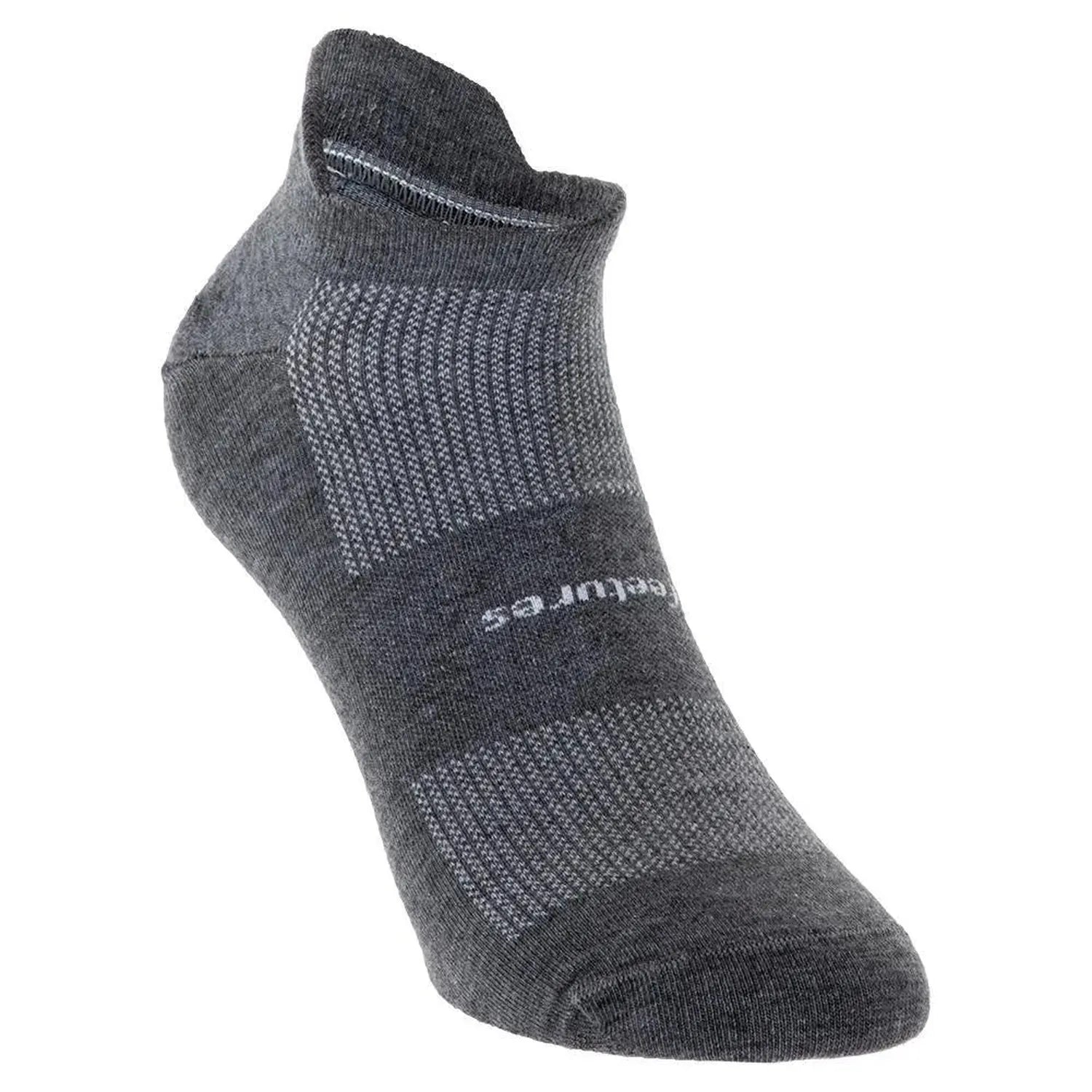 High Performance Ultra Light No Show Tab Socks Heather Gray-Socks-Feetures-FA5558-1-Tennis Express