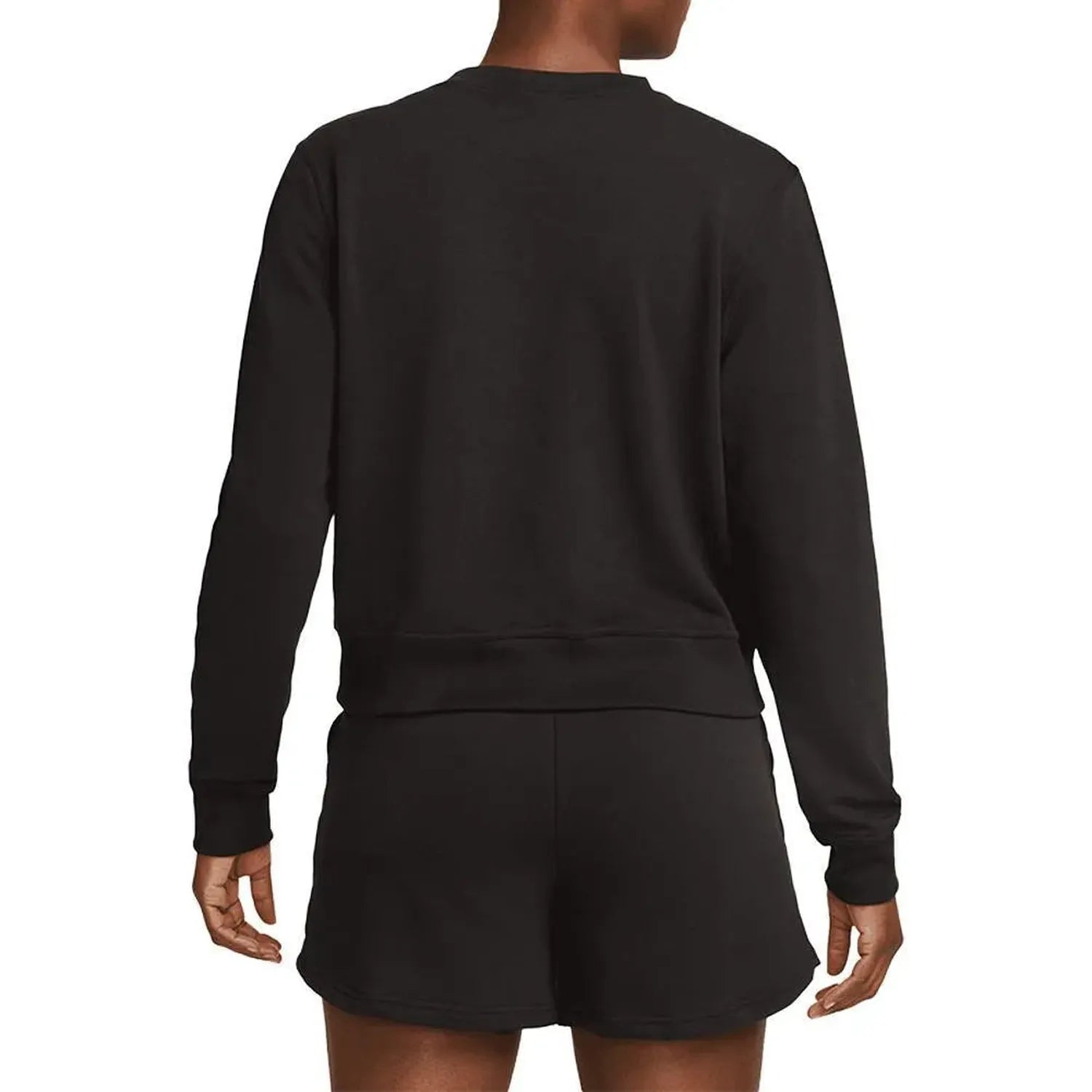 Women's Dri-Fit One Crew-Neck French Terry Sweatshirt-Apparel-Nike-FB5125-010_1-Tennis Express