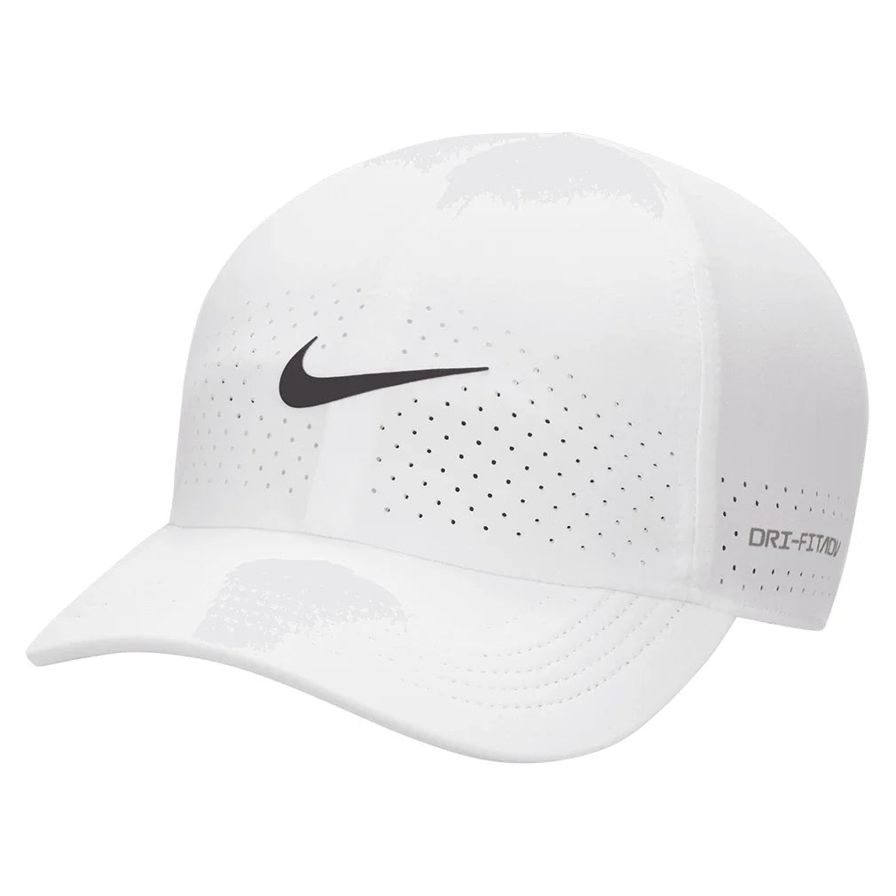 Unisex Dri-FIT Advance Club Unstructured Tennis Cap,Apparel,Nike,100 White/Black,One Size,Tennis Express,FB5598-100_1
