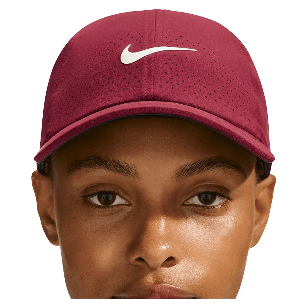 Unisex Dri-FIT Advance Club Unstructured Tennis Cap,Apparel,Nike,677 Team Red/Pale Ivory,One Size,Tennis Express,FB5598-677