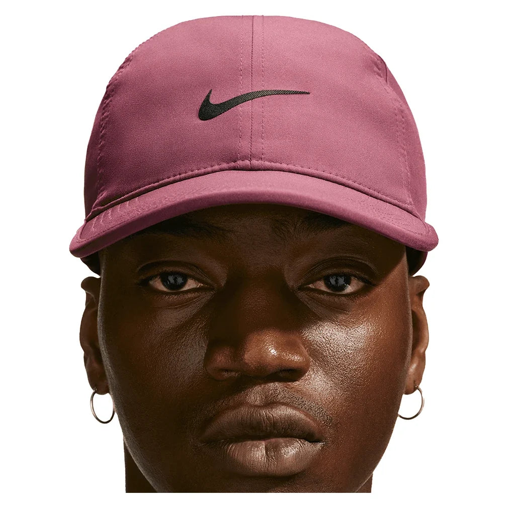 Unisex Dri-FIT Club Unstructured Featherlight Tennis Cap Pink Smoke and Black,Apparel,Nike,,,Tennis Express,FB5682-654_1
