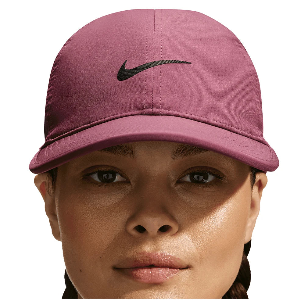 Unisex Dri-FIT Club Unstructured Featherlight Tennis Cap Pink Smoke and Black,Apparel,Nike,Pink Smoke/Black,One Size,Tennis Express,FB5682-654_2