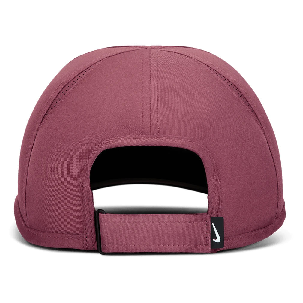 Unisex Dri-FIT Club Unstructured Featherlight Tennis Cap Pink Smoke and Black,Apparel,Nike,,,Tennis Express,FB5682-654_P4