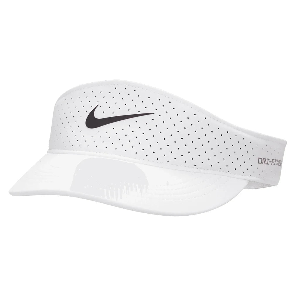 Unisex Dri-FIT Advance Ace Tennis Visor,Apparel,Nike,100 White/Anthracite,One Size,Tennis Express,FB6443-100_d60653ba-3437-4a5e-9ab1-38bd3cabe377