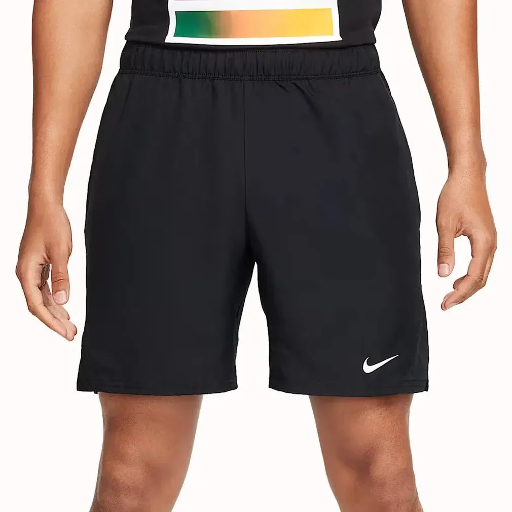 Men's Dri-Fit Victory 7 Inch Tennis Shorts-Apparel-Nike-FD5380-B-Black-Tennis Express
