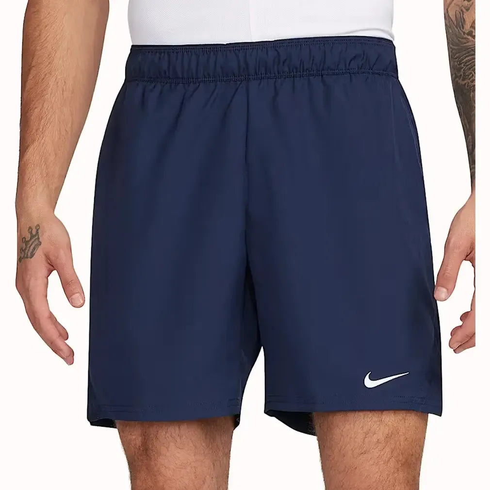 Men's Dri-Fit Victory 7 Inch Tennis Shorts-Apparel-Nike-FD5380-B-Navy-Tennis Express