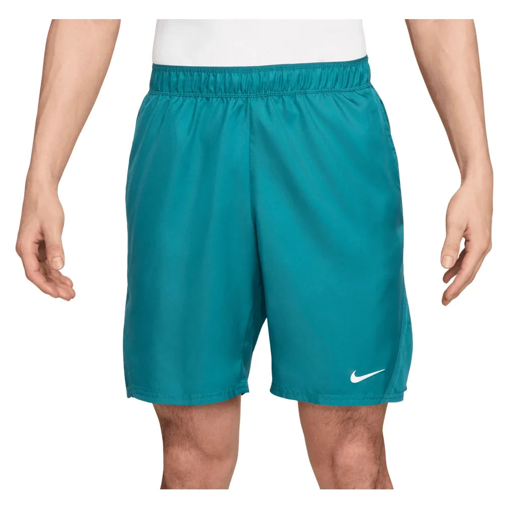 Men's Court Dri-FIT Victory 9 Inch Tennis Short Energy and White, Nike, Energy/White, Tennis Express, FD5384-300H26-ENERGY-WHITE-1