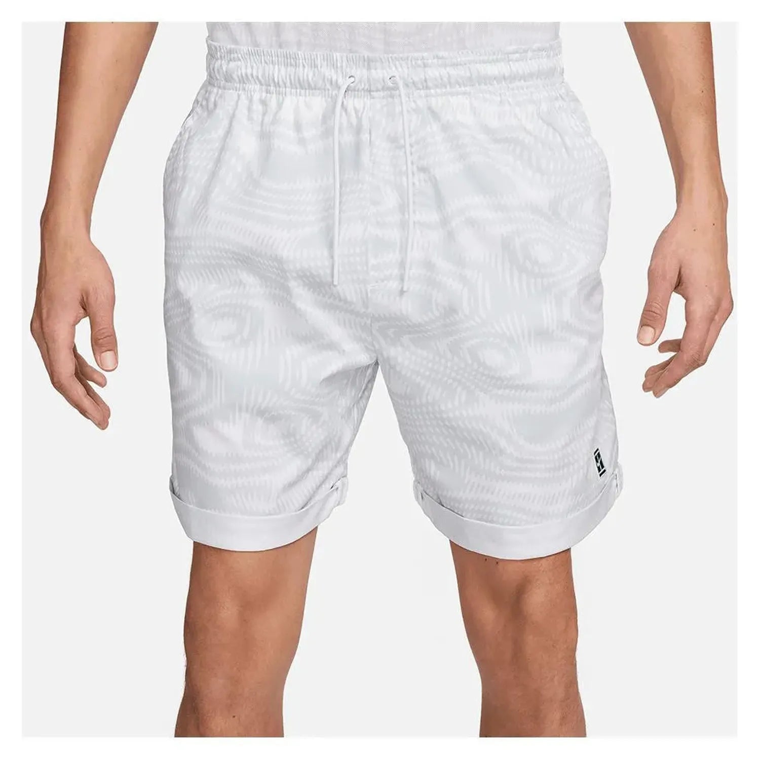 Men's Dri-Fit Heritage 6 Inch Tennis Short White-Apparel-Nike-FD5405-100-3-Tennis Express