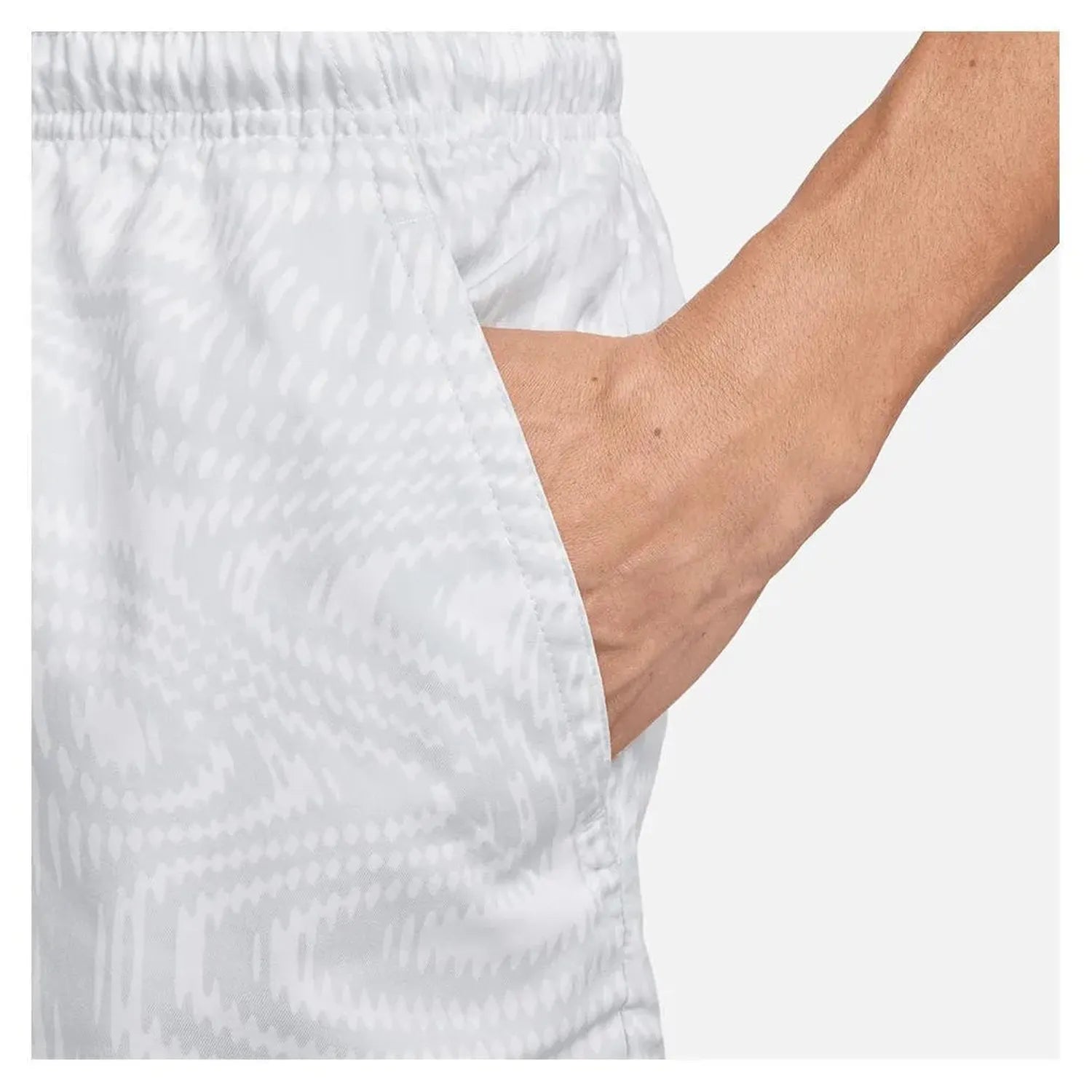 Men's Dri-Fit Heritage 6 Inch Tennis Short White-Apparel-Nike-FD5405-100-8-Tennis Express