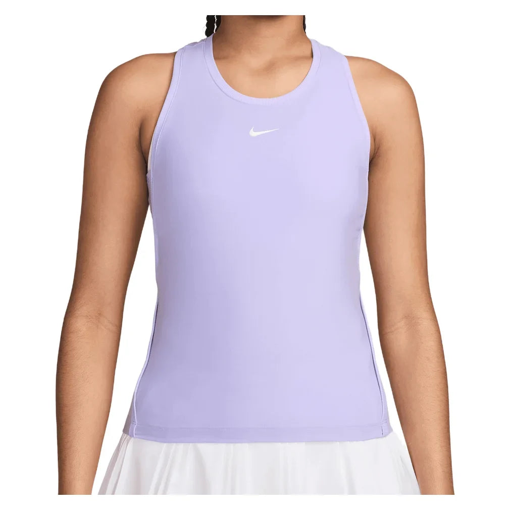 Women's Dri-FIT Victory Sleeveless Tennis Tank, Nike, 580 Purple Pulse/White, Tennis Express, FD5584-H26-580-PURPLE-PULSE-WHITE-1