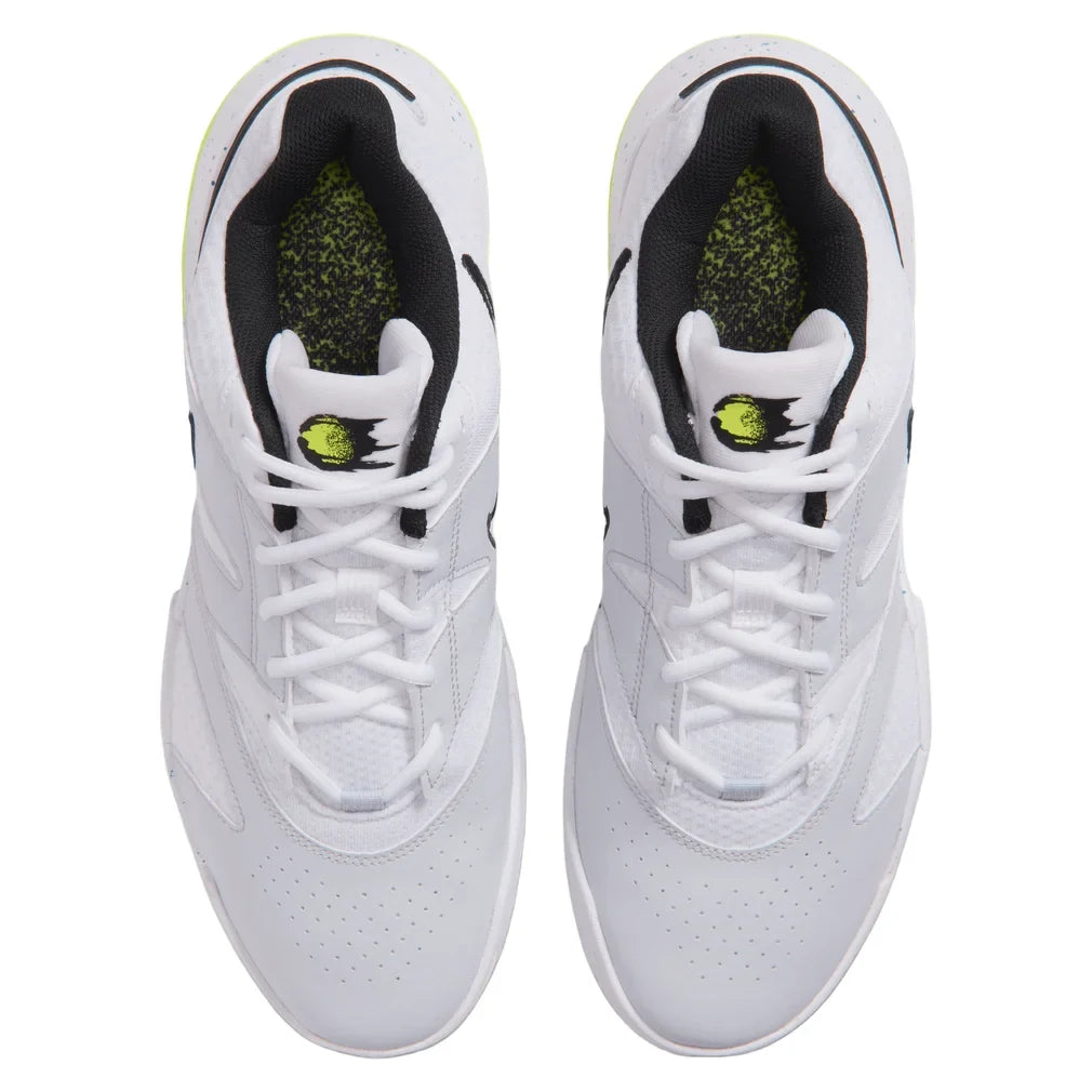 Men's Court Lite 4 Tennis Shoes White and Volt, Nike, Tennis Express, FD6574-125H26-1