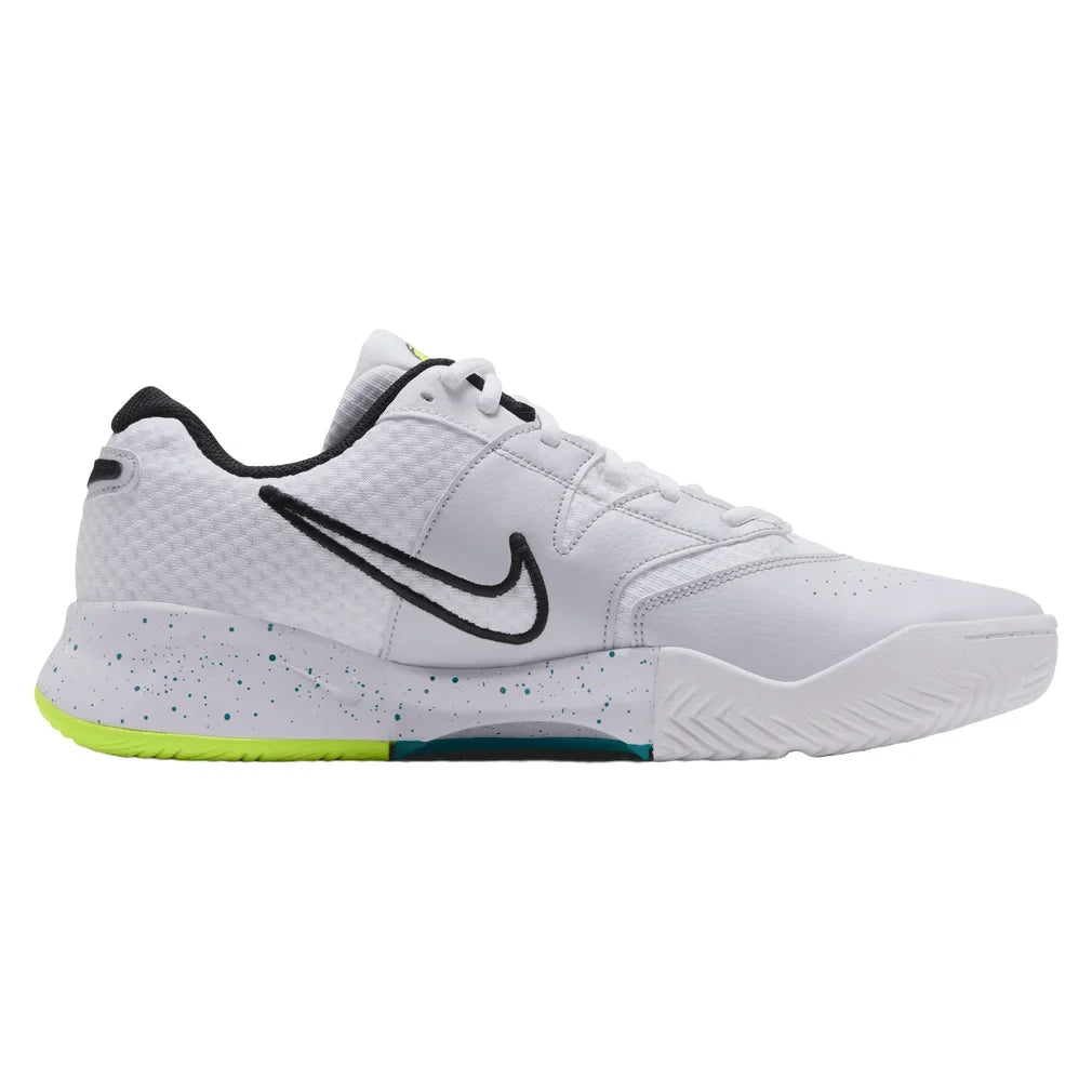 Men's Court Lite 4 Tennis Shoes White and Volt, Nike, Tennis Express, FD6574-125H26-6