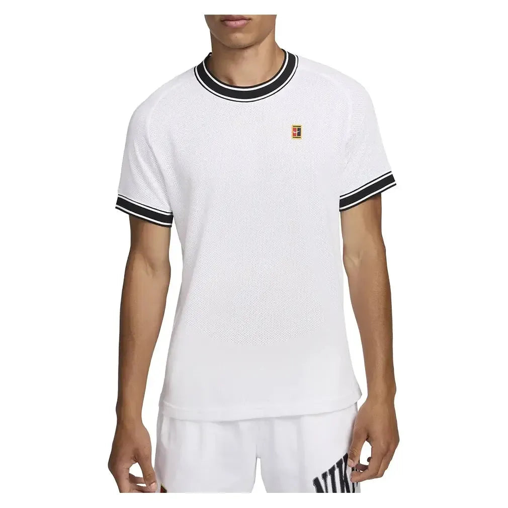 Men's Heritage Tennis Top-Apparel-Nike-FN0318-B-100-Tennis Express