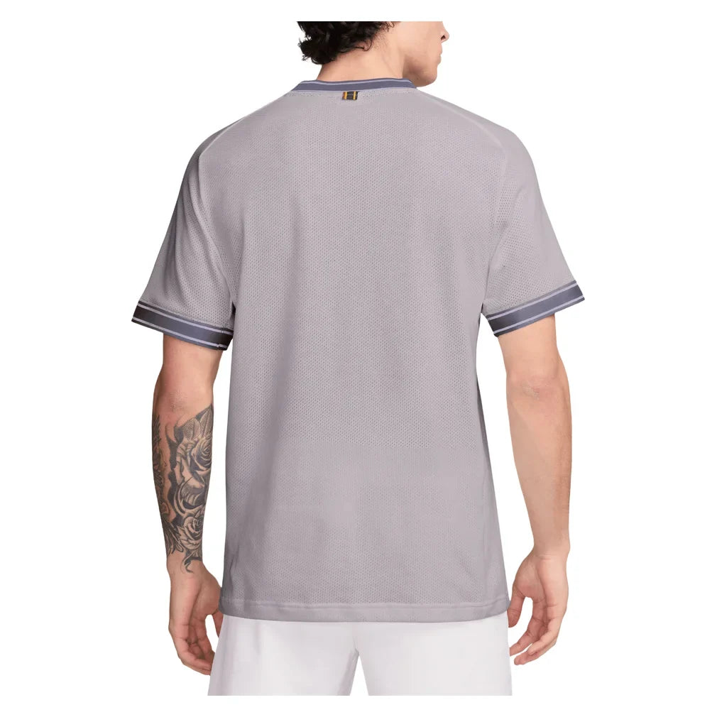 Men's Court Heritage Short Sleeve Tennis Top, Nike, Tennis Express, FN0318-H26-2