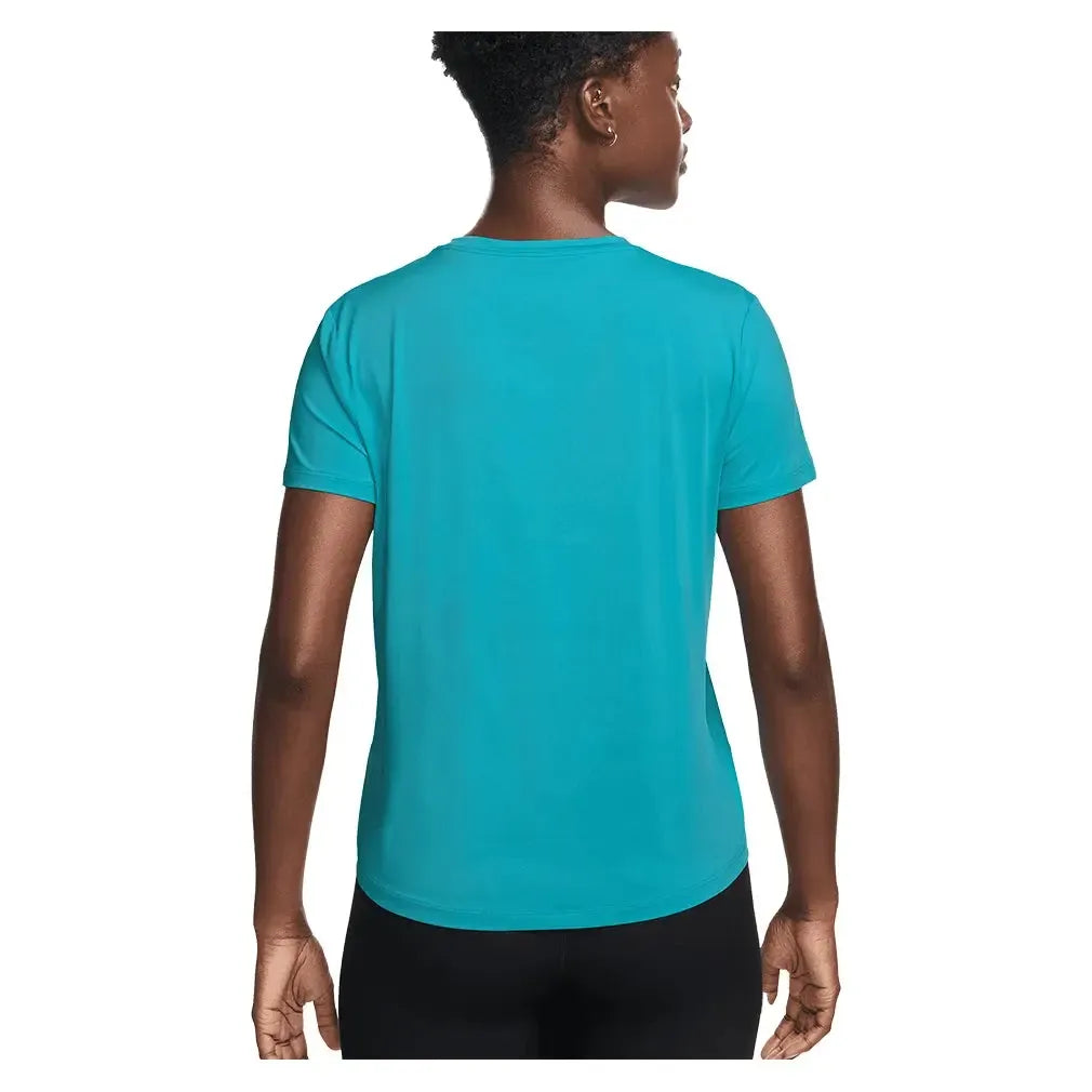 Women's One Classic Dri-FIT Short Sleeve Training Top-Apparel-Nike-FN2798-345_2-Tennis Express
