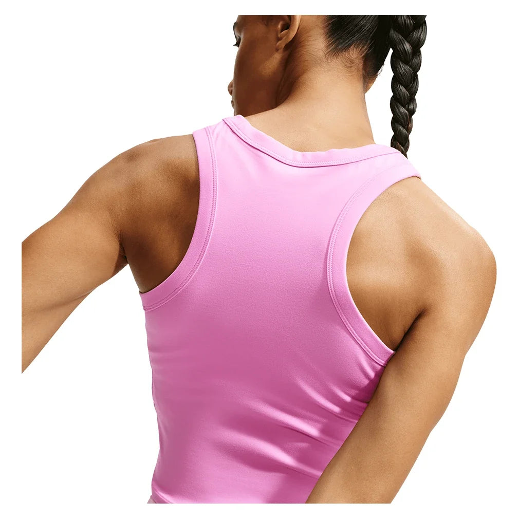 Women's One Fitted Dri-FIT Cropped Training Tank,Apparel,Nike,,,Tennis Express,FN2806-621-1