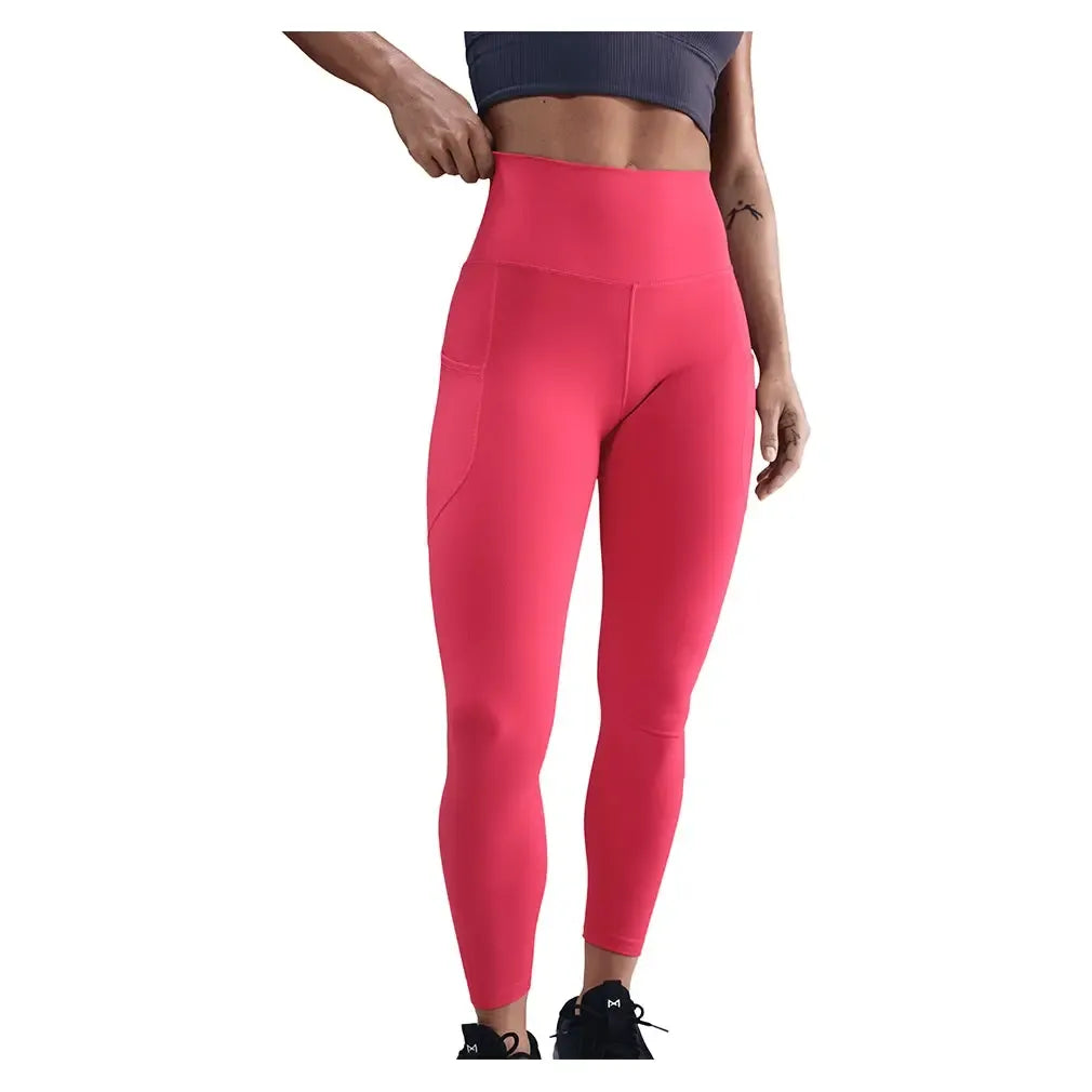 Women's One High-Waisted 7/8 Leggings with Pockets-Apparel-Nike-FN3241-666-2-[Sku]-Tennis Express