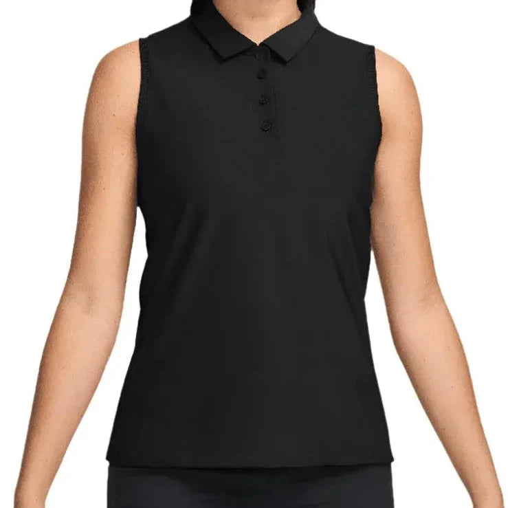 Women's Dri-Fit Victory Sleeveless Tennis Polo-Apparel-Nike-FQ1572-010-Tennis Express