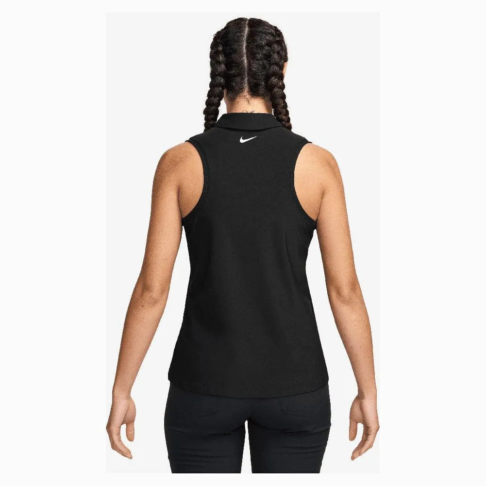 Women's Dri-Fit Victory Sleeveless Tennis Polo-Apparel-Nike-FQ1572-010_1-Tennis Express